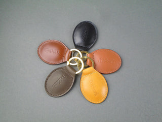 Leather Key Ring - Teardrop (style 12)