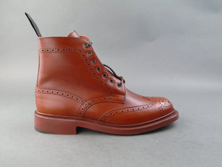 Stephy Brogue Boots - Marron Calf