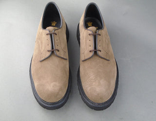 New Brown Ox Reversed Suede Tramping Shoe