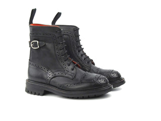 Maria High Leg Biker Boot - Black Haas