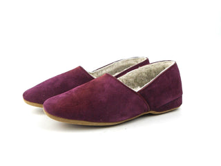 Anton Slippers - Wine Suede