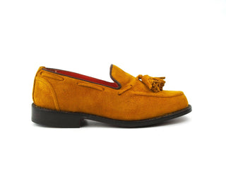 Judy Ladies Loafer - California Poppy Reversed Deer