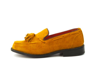 Judy Ladies Loafer - California Poppy Reversed Deer