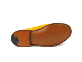 Judy Ladies Loafer - California Poppy Reversed Deer