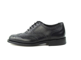 Ladies Full Brogues - Black Olivvia Classic Calf