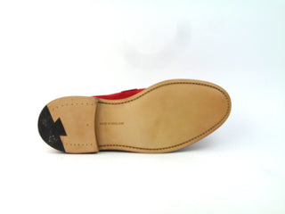 Tassel Loafer - Rosso Red Suede