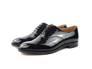 Dorchester Naval Oxford Shoe  - Black Patent 7 FIT