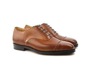 Regent Toe Cap Oxford - Beechnut Burnished
