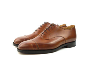 Regent Toe Cap Oxford - Beechnut Burnished