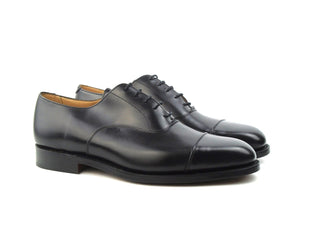 Regent Toe Cap Oxford -Black Box Calf