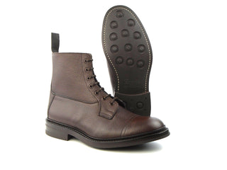Grassmere Country Boot - Dark Brown Olivvia Scotch Grain