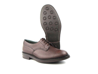 Matlock Country Shoe - Dark Brown Olivvia Scotch Grain