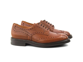 Durham Country Brogue - Sienna Olivvia Scotch Grain
