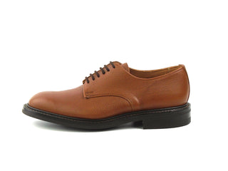 Dundee Plain Derby Shoe - Sienna Olivvia Scotch Grain