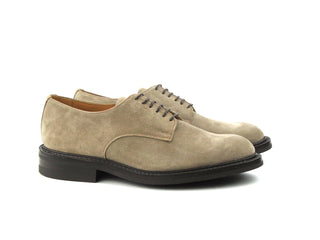 Dundee Plain Derby Shoe - Caribou Castorino Suede