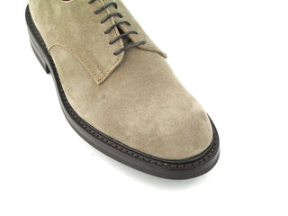 Dundee Plain Derby Shoe - Caribou Castorino Suede