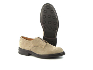 Dundee Plain Derby Shoe - Caribou Castorino Suede