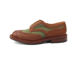 Bowood Country Shoe - Mahogany/Khaki Two Tone