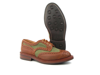 Bowood Country Shoe - Mahogany/Khaki Two Tone