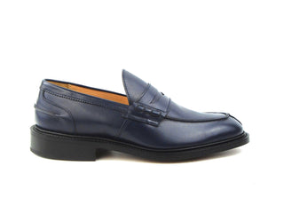 James Penny Loafer - Navy Aniline