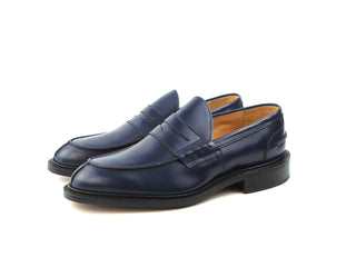 James Penny Loafer - Navy Aniline