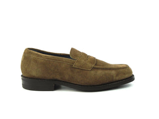 Jermyn Street Penny Loafer - New Brown Ox Reversed Suede