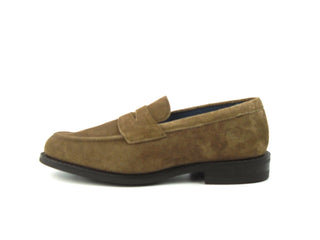 Jermyn Street Penny Loafer - New Brown Ox Reversed Suede