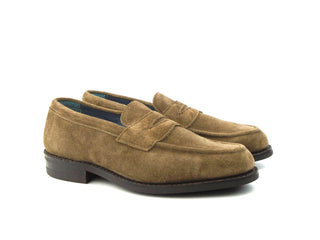 Jermyn Street Penny Loafer - New Brown Ox Reversed Suede