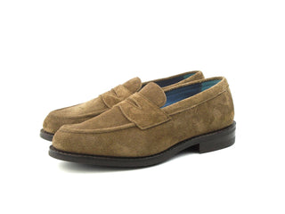 Jermyn Street Penny Loafer - New Brown Ox Reversed Suede