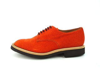 Dundee Plain Derby Shoe - Orange Verdolini (Glitter effect)