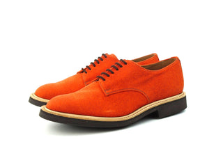 Dundee Plain Derby Shoe - Orange Verdolini (Glitter effect)