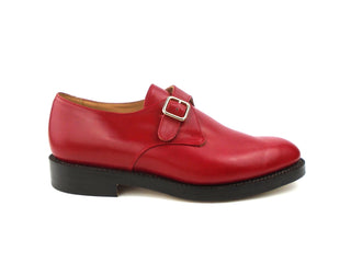 Mayfair Single Monk - Red Aniline Calf