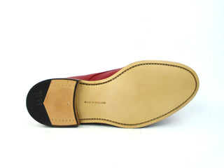 Mayfair Single Monk - Red Aniline Calf