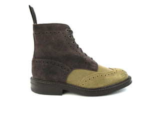 Stow Country Boot  - Brown Two Tone Suede