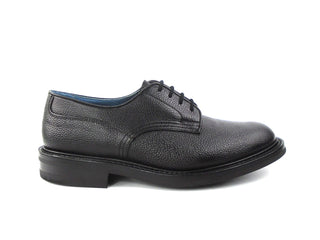 Woodstock Derby Shoe - Black Zug Grain