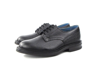 Woodstock Derby Shoe - Black Zug Grain