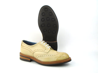 Bourton Country Shoe - Off White Funchal Burnished