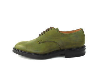 Dundee Plain Derby Shoe - Green FG