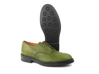 Dundee Plain Derby Shoe - Green FG