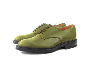 Dundee Plain Derby Shoe - Green FG