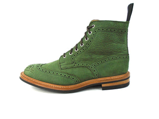 Stow Country Boot  - Green Nubuck