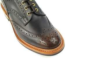 Bourton Country Shoe - Dafar Dark Brown Burnished