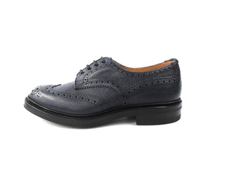 Bourton Country Shoe - Navy Scotch Grain