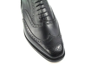 Piccadilly Brogue Oxford City Shoe - Black Box Calf