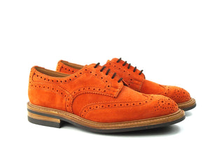 Durham Derby Brogues - Mayfire Orange