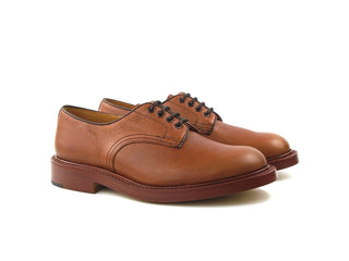Daniel Derby Tramping Shoe - Tan Scotch Grain