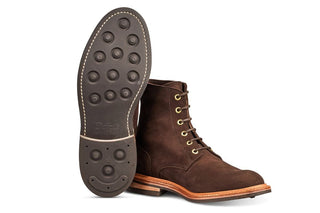 Bernwood Logger Boot - Brown Hydro Nubuck - R E Tricker Ltd