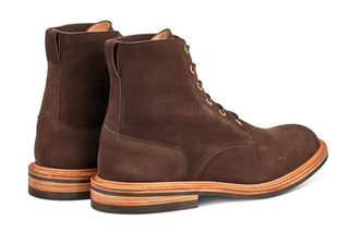 Bernwood Logger Boot - Brown Hydro Nubuck - R E Tricker Ltd