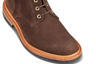 Bernwood Logger Boot - Brown Hydro Nubuck - R E Tricker Ltd