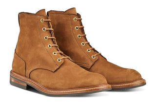 Bernwood Logger Boot - Whisky Hydro Nubuck - R E Tricker Ltd